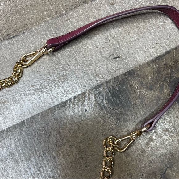 Lodis Burgundy Leather Multi Way Shoulder Bag - Picture 4 of 14